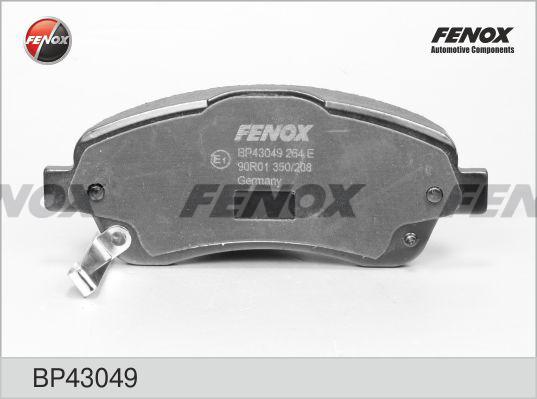 Fenox BP43049 - Тормозные колодки, дисковые, комплект avtokuzovplus.com.ua