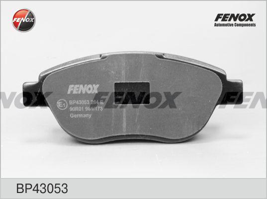 Fenox BP43053 - Гальмівні колодки, дискові гальма autocars.com.ua