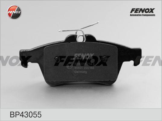 Fenox BP43055 - Гальмівні колодки, дискові гальма autocars.com.ua