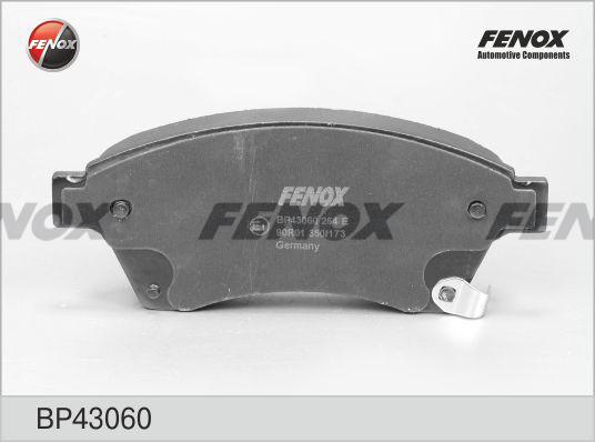 Fenox BP43060 - Тормозные колодки, дисковые, комплект avtokuzovplus.com.ua