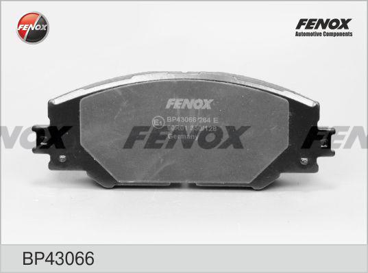 Fenox BP43066 - Тормозные колодки, дисковые, комплект autodnr.net