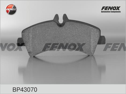 Fenox BP43070 - Тормозные колодки, дисковые, комплект autodnr.net