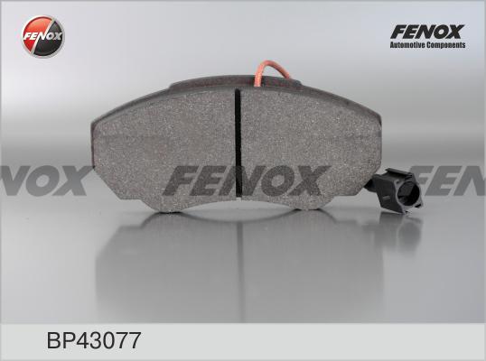 Fenox BP43077 - Тормозные колодки, дисковые, комплект autodnr.net