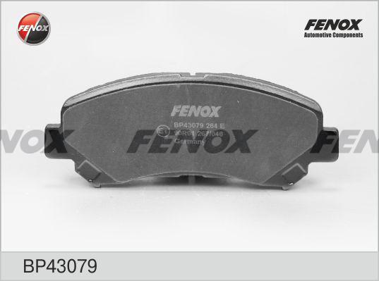 Fenox BP43079 - Тормозные колодки, дисковые, комплект avtokuzovplus.com.ua