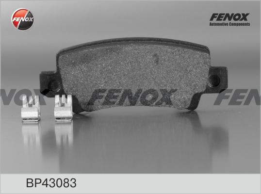 Fenox BP43083 - Гальмівні колодки, дискові гальма autocars.com.ua