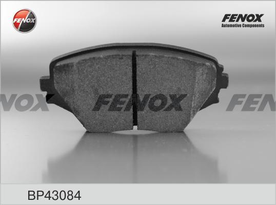 Fenox BP43084 - Гальмівні колодки, дискові гальма autocars.com.ua