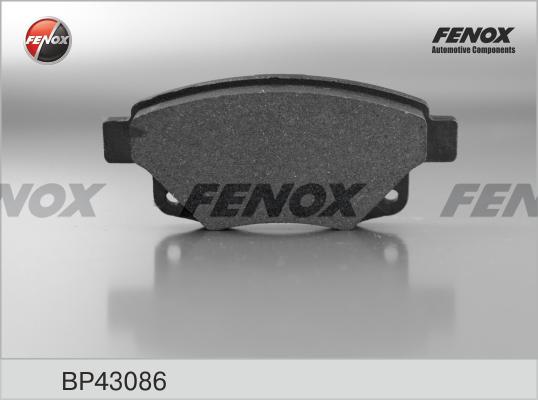 Fenox BP43086 - Тормозные колодки, дисковые, комплект avtokuzovplus.com.ua