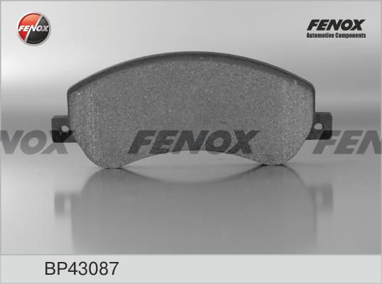 Fenox BP43087 - Тормозные колодки, дисковые, комплект autodnr.net