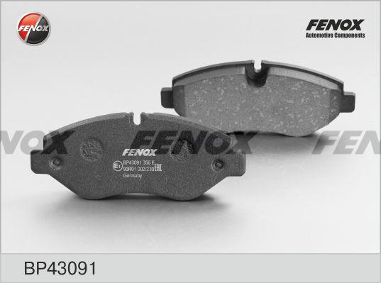 Fenox BP43091 - Гальмівні колодки, дискові гальма autocars.com.ua