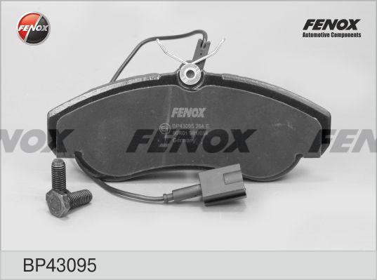 Fenox BP43095 - Тормозные колодки, дисковые, комплект autodnr.net