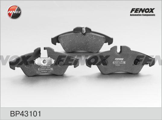 Fenox BP43101 - Гальмівні колодки, дискові гальма autocars.com.ua