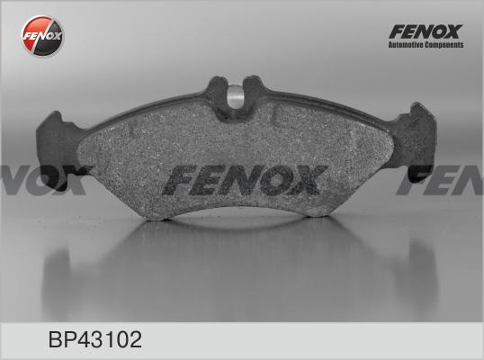 Fenox BP43102 - Гальмівні колодки, дискові гальма autocars.com.ua