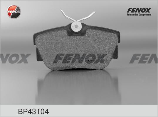 Fenox BP43104 - Тормозные колодки, дисковые, комплект autodnr.net