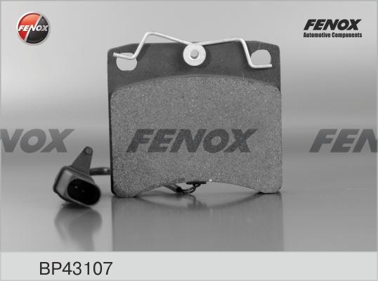 Fenox BP43107 - Тормозные колодки, дисковые, комплект autodnr.net