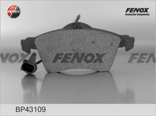 Fenox BP43109 - Гальмівні колодки, дискові гальма autocars.com.ua