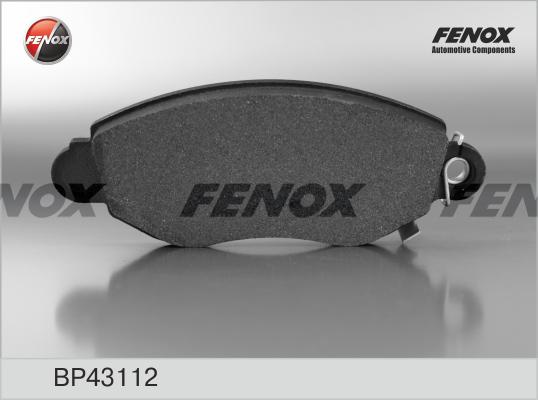 Fenox BP43112 - Гальмівні колодки, дискові гальма autocars.com.ua