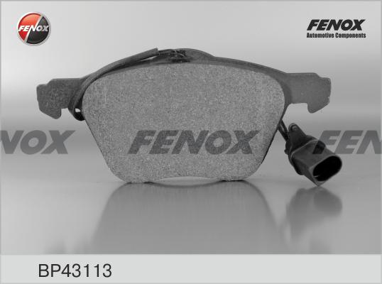 Fenox BP43113 - Гальмівні колодки, дискові гальма autocars.com.ua