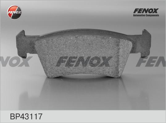Fenox BP43117 - Гальмівні колодки, дискові гальма autocars.com.ua