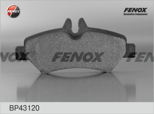Fenox BP43120 - Гальмівні колодки, дискові гальма autocars.com.ua