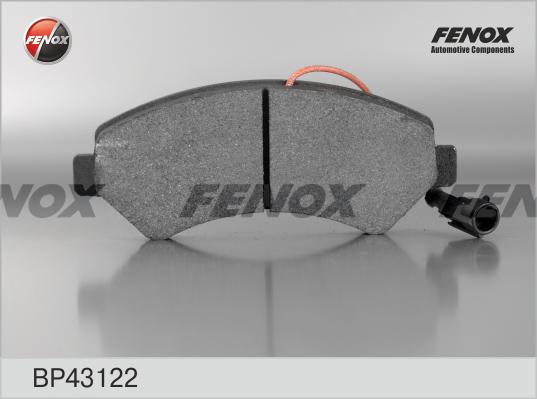 Fenox BP43122 - Тормозные колодки, дисковые, комплект autodnr.net
