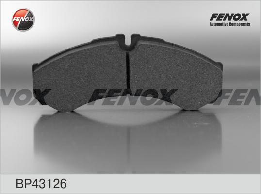 Fenox BP43126 - Тормозные колодки, дисковые, комплект autodnr.net