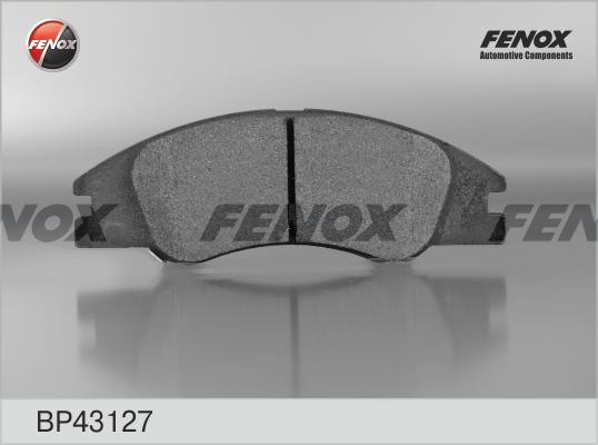 Fenox BP43127 - Гальмівні колодки, дискові гальма autocars.com.ua