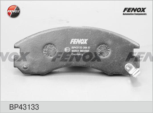 Fenox BP43133 - Гальмівні колодки, дискові гальма autocars.com.ua