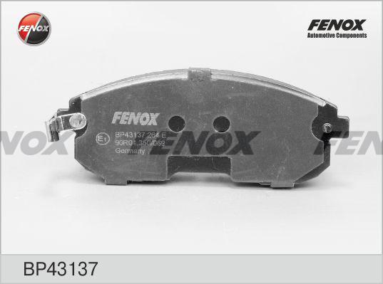 Fenox BP43137 - Гальмівні колодки, дискові гальма autocars.com.ua