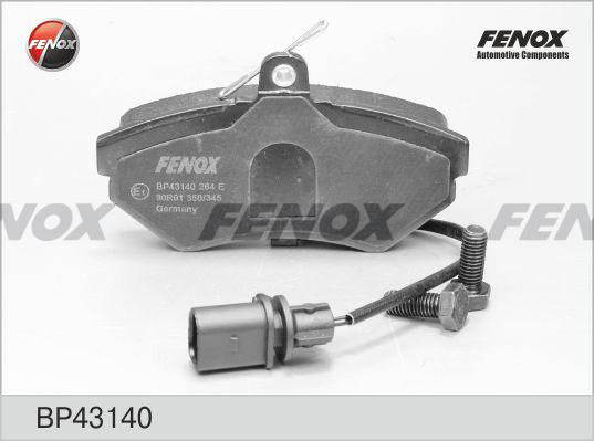 Fenox BP43140 - Тормозные колодки, дисковые, комплект autodnr.net