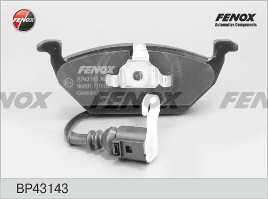 Fenox BP43143 - Тормозные колодки, дисковые, комплект autodnr.net