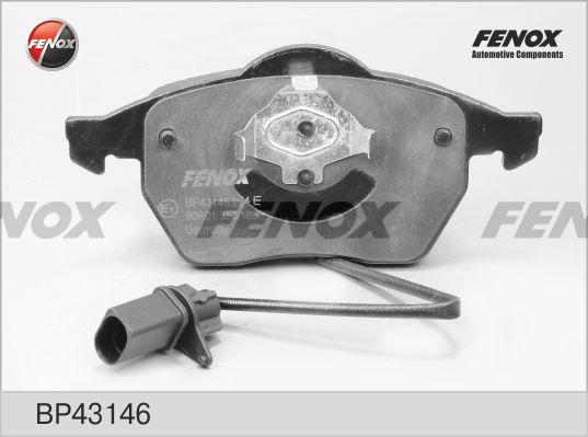 Fenox BP43146 - Гальмівні колодки, дискові гальма autocars.com.ua