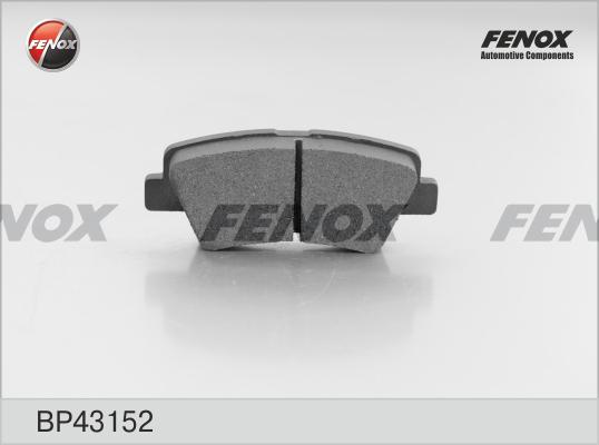 Fenox BP43152 - Тормозные колодки, дисковые, комплект avtokuzovplus.com.ua