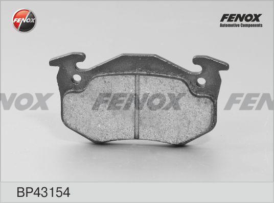 Fenox BP43154 - Тормозные колодки, дисковые, комплект avtokuzovplus.com.ua