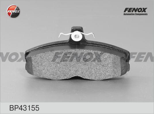 Fenox BP43155 - Тормозные колодки, дисковые, комплект avtokuzovplus.com.ua
