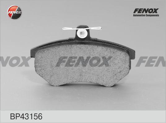 Fenox bp43156 - Тормозные колодки, дисковые, комплект autodnr.net