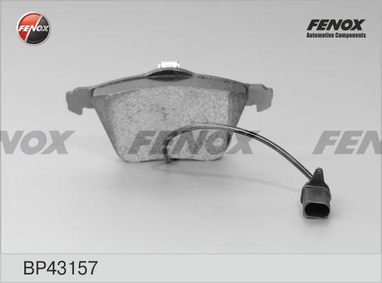 Fenox BP43157 - Тормозные колодки, дисковые, комплект avtokuzovplus.com.ua