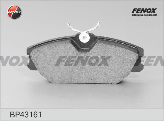 Fenox BP43161 - Тормозные колодки, дисковые, комплект avtokuzovplus.com.ua