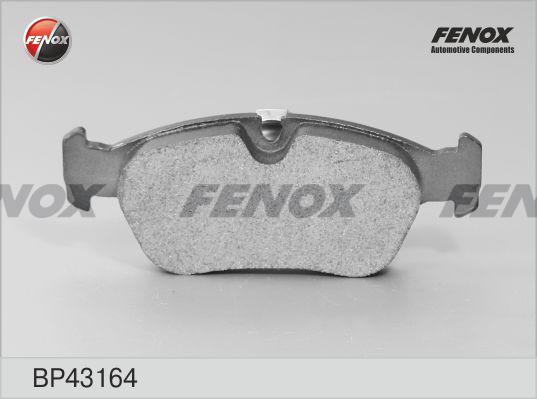 Fenox BP43164 - Тормозные колодки, дисковые, комплект avtokuzovplus.com.ua