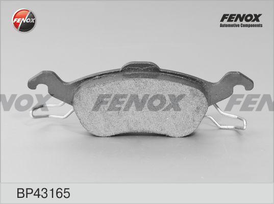 Fenox BP43165 - Гальмівні колодки, дискові гальма autocars.com.ua