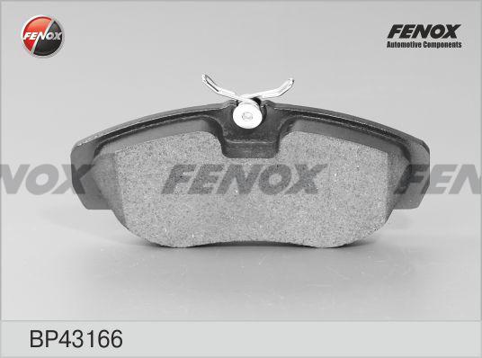 Fenox BP43166 - Гальмівні колодки, дискові гальма autocars.com.ua