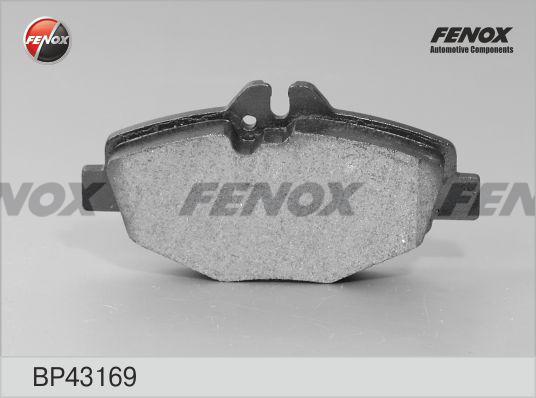 Fenox BP43169 - Гальмівні колодки, дискові гальма autocars.com.ua