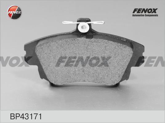 Fenox bp43171 - Тормозные колодки, дисковые, комплект autodnr.net