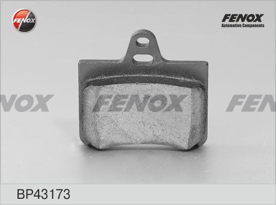 Fenox BP43173 - Тормозные колодки, дисковые, комплект avtokuzovplus.com.ua