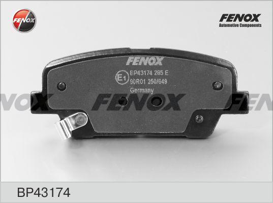 Fenox BP43174 - Тормозные колодки, дисковые, комплект autodnr.net
