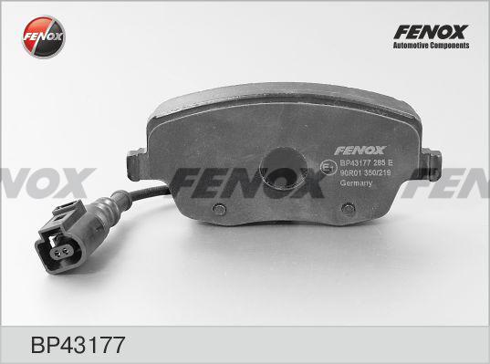 Fenox BP43177 - Гальмівні колодки, дискові гальма autocars.com.ua