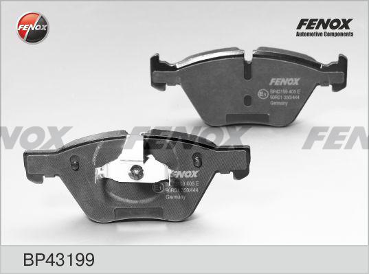 Fenox BP43199 - Гальмівні колодки, дискові гальма autocars.com.ua