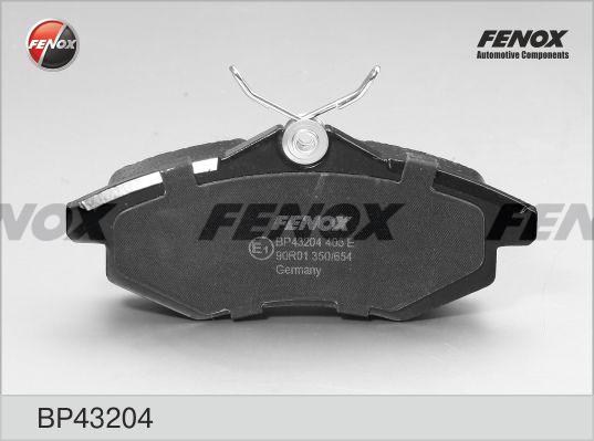Fenox bp43204 - Тормозные колодки, дисковые, комплект autodnr.net
