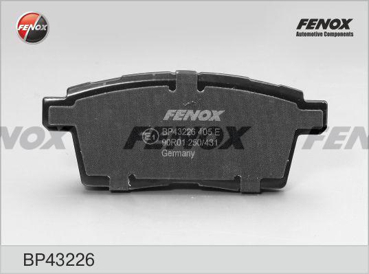 Fenox BP43226 - Колодки Диск торм.. autodnr.net