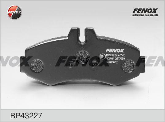 Fenox BP43227 - Гальмівні колодки, дискові гальма autocars.com.ua