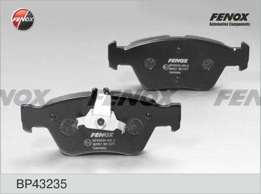 Fenox BP43235 - Гальмівні колодки, дискові гальма autocars.com.ua